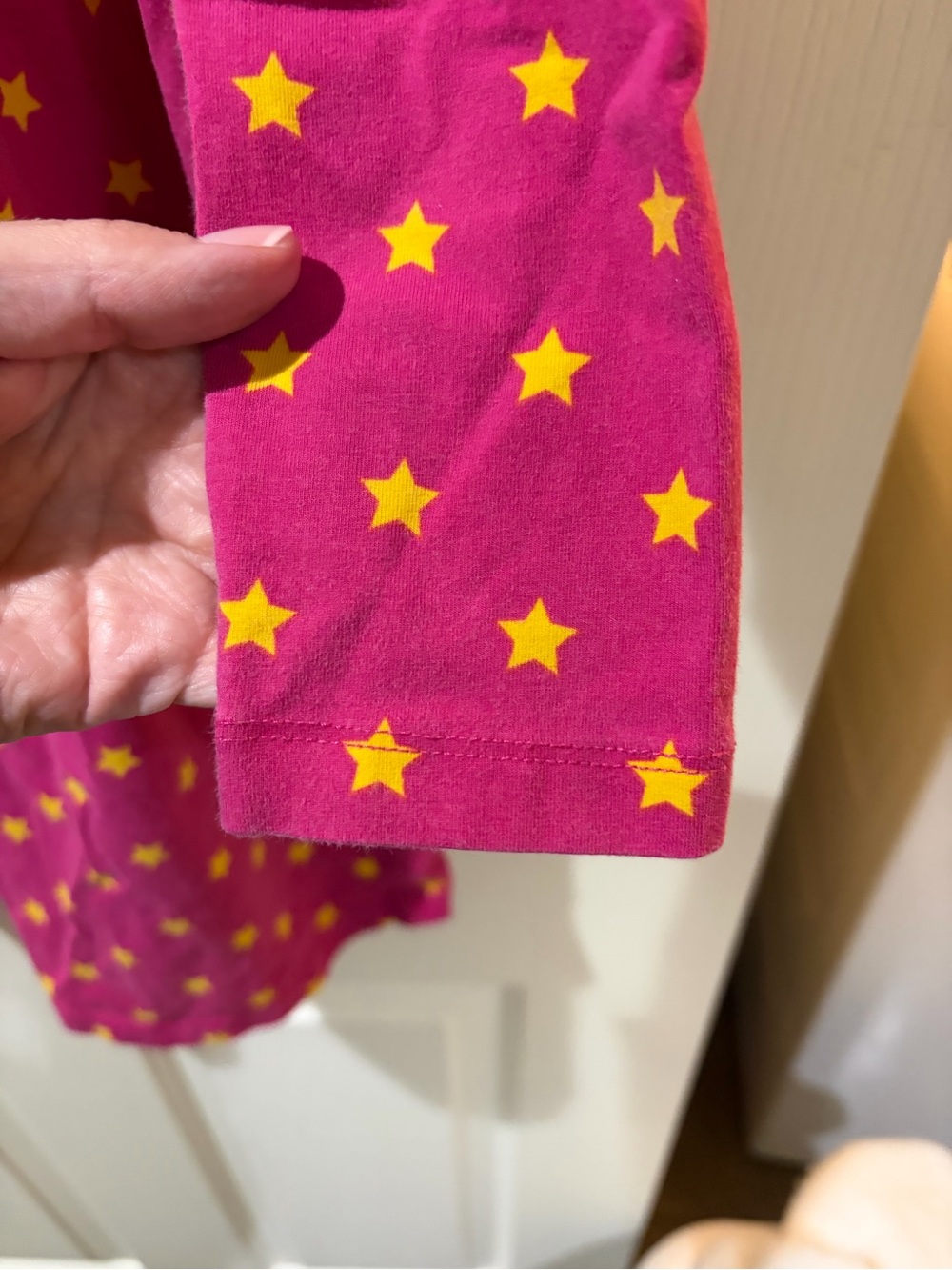 Hanna Andersson Bright Pink Star Dress - Picture 4 of 8
